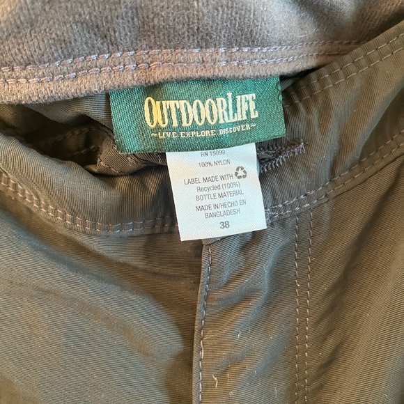 Outdoor Life Cargo shorts Dark gray Mens 38, 7 Pockets. - Picture 6 of 9